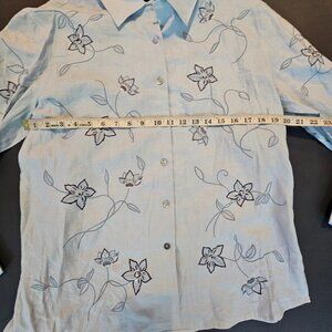 CB Studio Linen Blouse Set